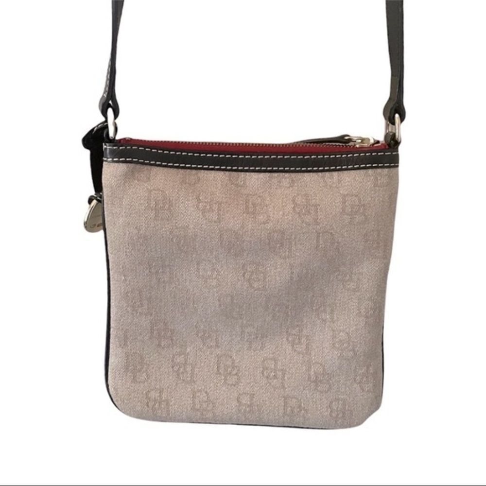 Dooney & Bourke Classic DB Monogram Logo Crossbody Purse - Picture 6 of 8